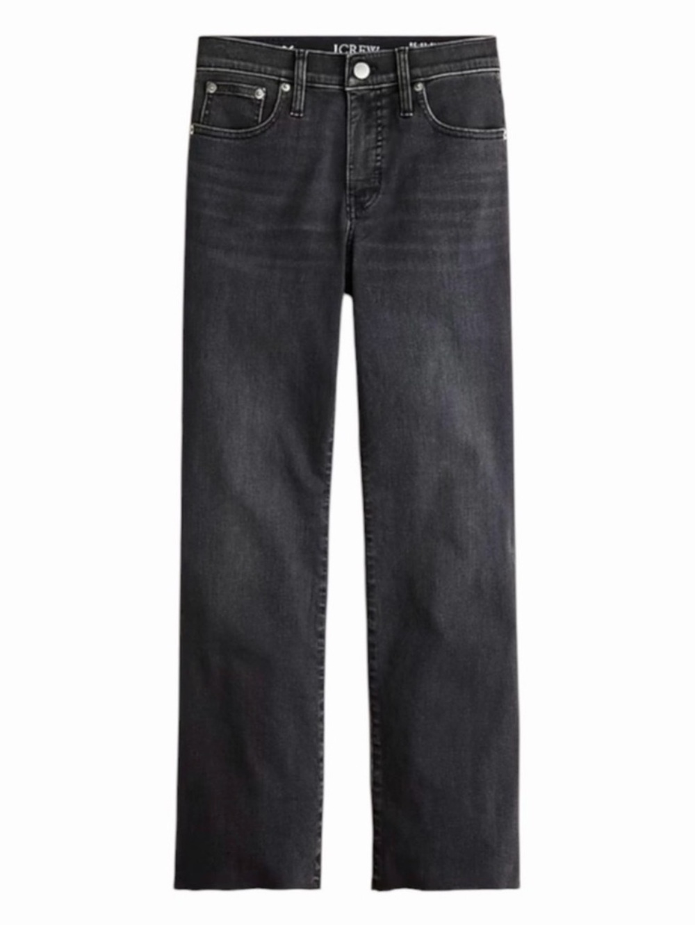 J.CREW women’s jeans black kick Jean slight crop size 26 style# CF497 BNWT